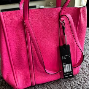 Marc Jacobs Bright Pink Leather Shopper Bag